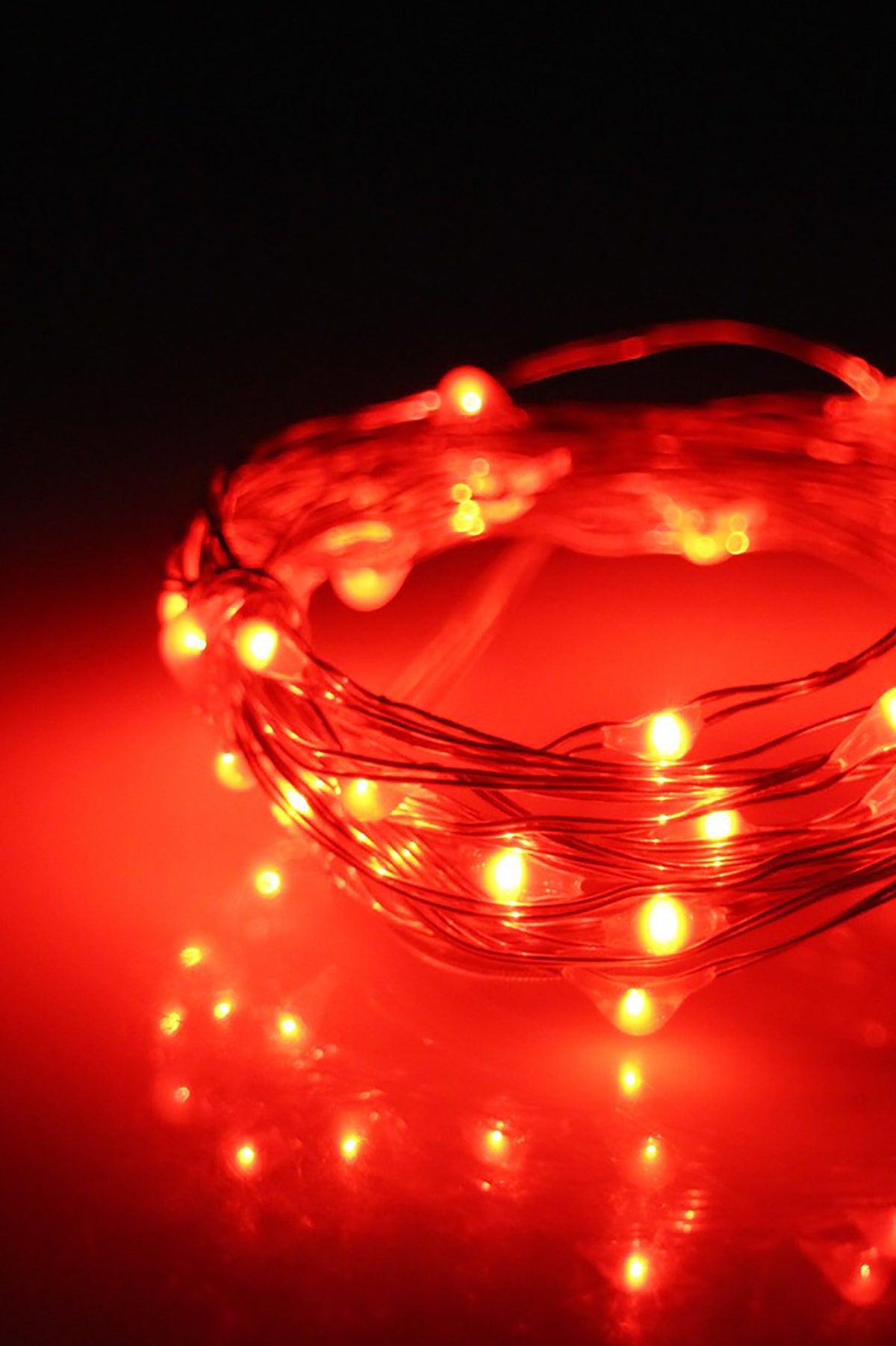 Battery-Operated Indoor Fairy Lights — 30 LEDs, 9 ft