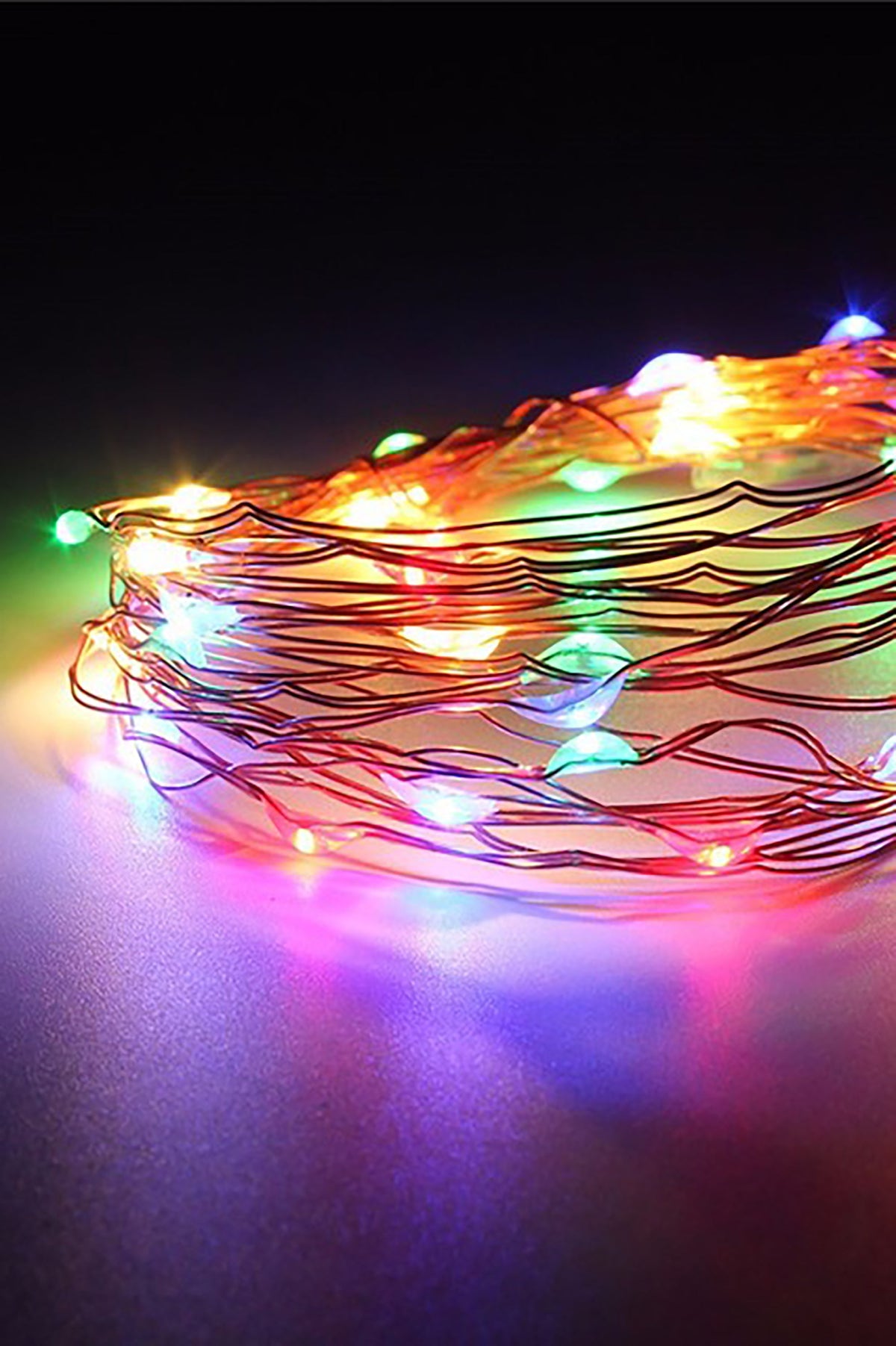 Battery-Operated Indoor Fairy Lights — 30 LEDs, 9 ft