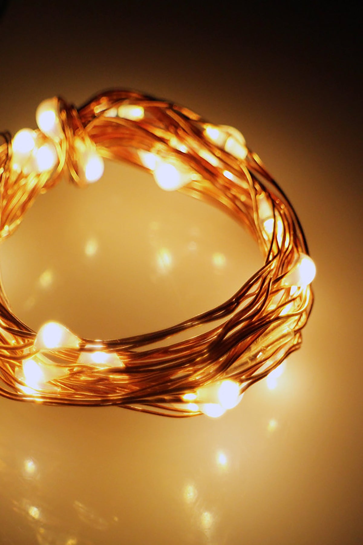 Battery-Operated Indoor Fairy Lights — 30 LEDs, 9 ft