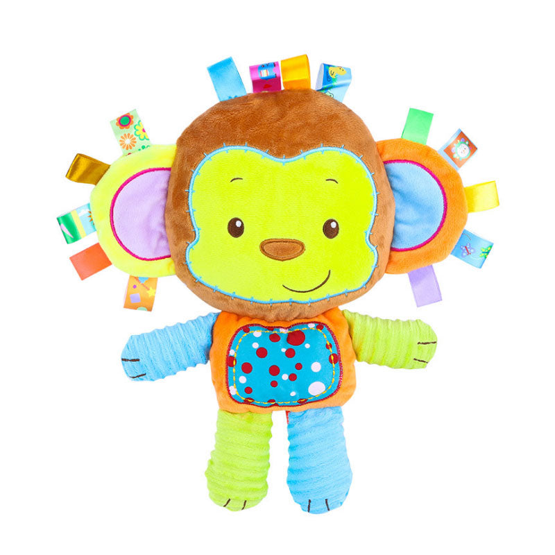 Happy Monkey Plush Baby Rattle