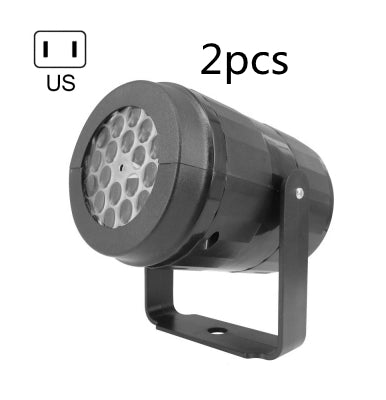 Christmas Party Lights Snowflake Projector Light Led Stage Light Rotating Christmas Pattern