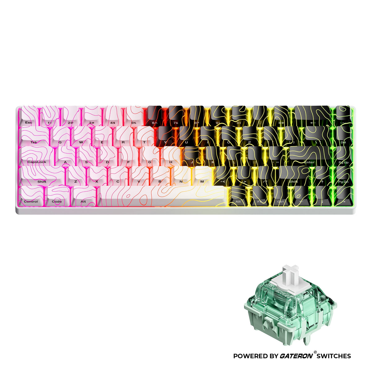 XVX HE68 68-Key Hall Effect Gaming Keyboard with RGB