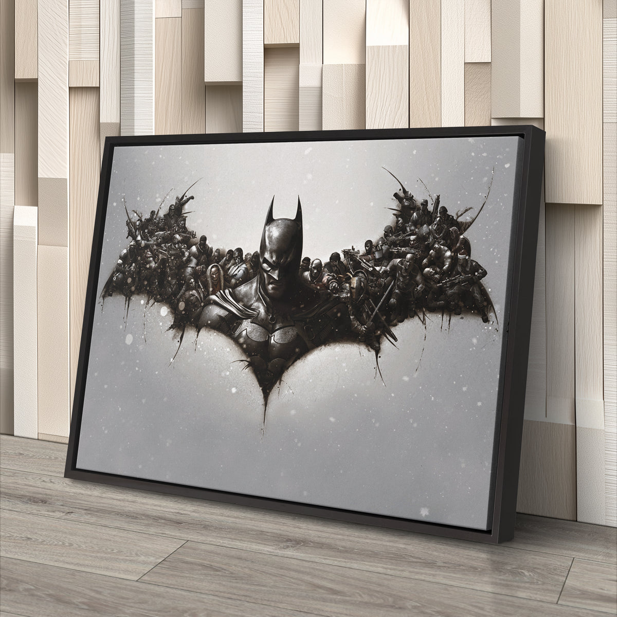 Batman Fallen Enemies Canvas Superhero Wall Art