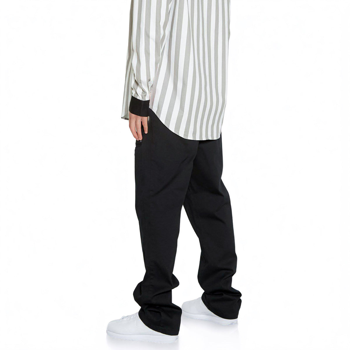 Konus Men's Baggy Chino Pants – Black