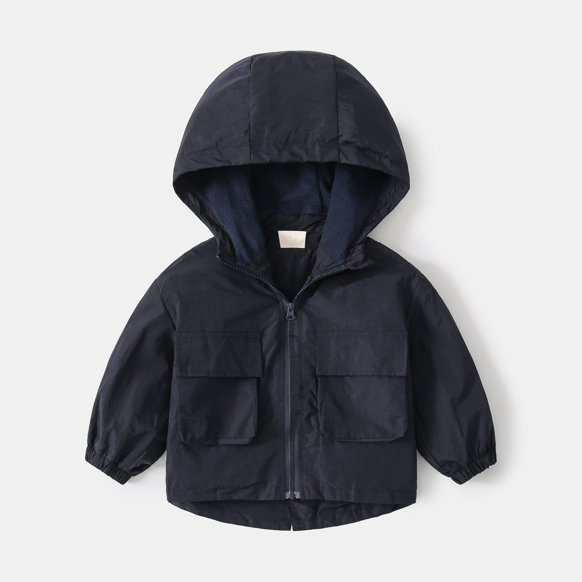 Boys’ Hooded Fleece-Lined Jacket