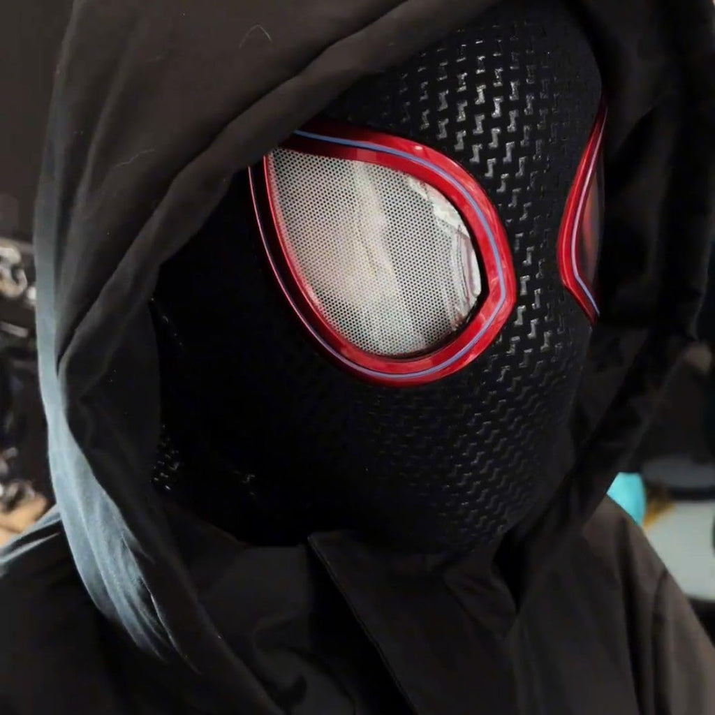 Spider Cosplay Mask with Moving Eyes