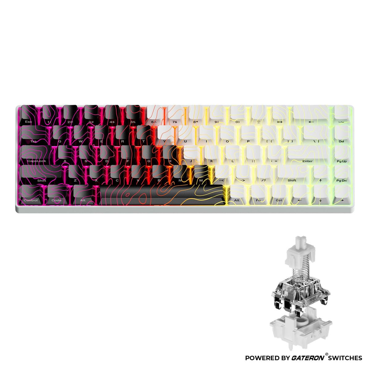 XVX HE68 68-Key Hall Effect Gaming Keyboard with RGB