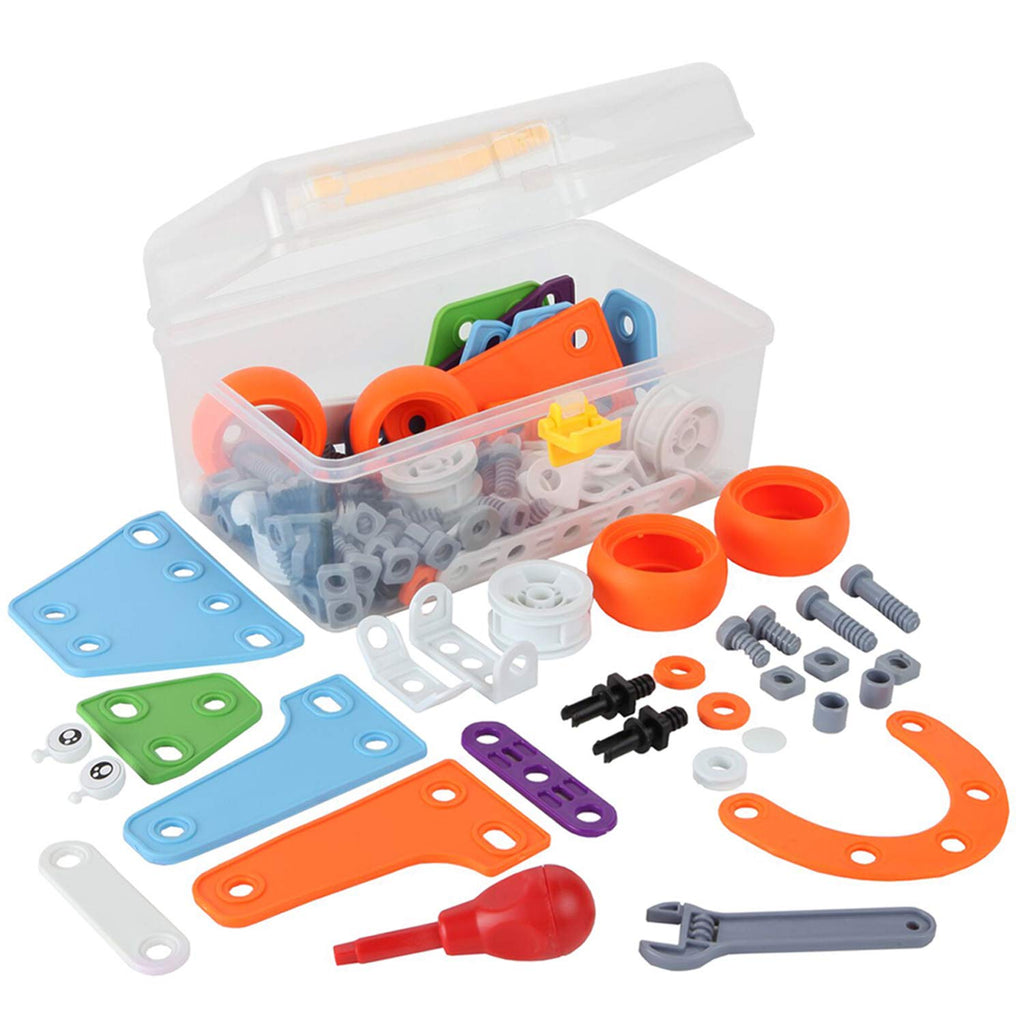 7-in-1 STEM Construction Building Set – 163 Pieces