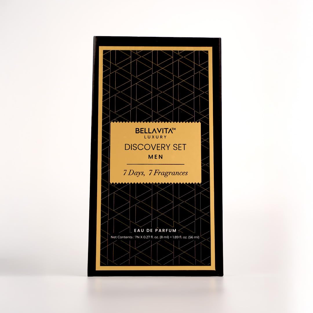 BellaVita Men’s Discovery Perfume Set, 7 × 8 mL