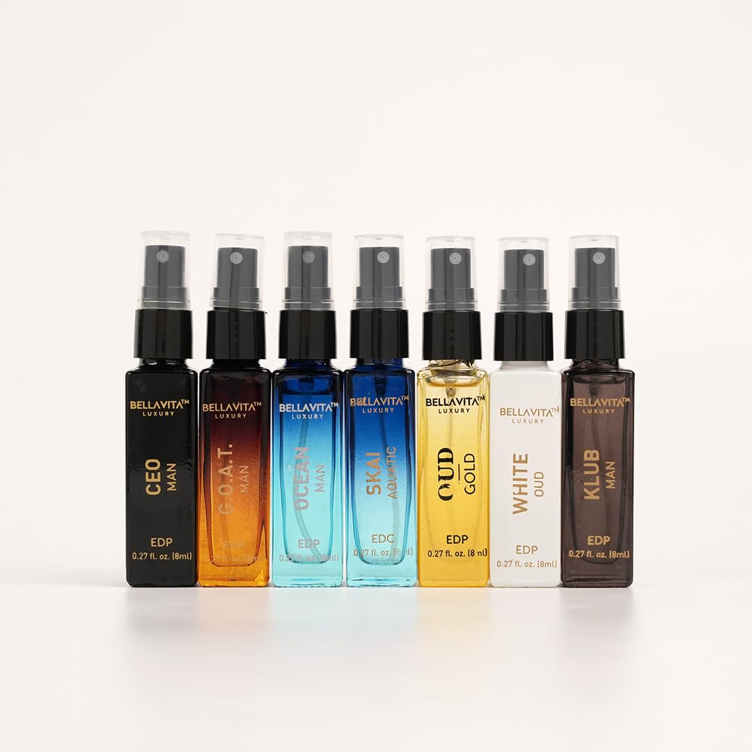 BellaVita Men’s Discovery Perfume Set, 7 × 8 mL