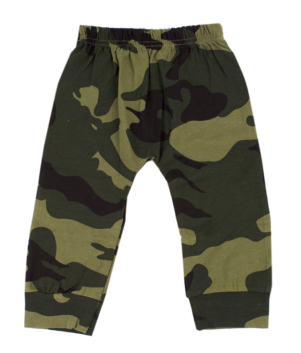 Baby Boys' Camouflage Long-Sleeve Top & Pants Set