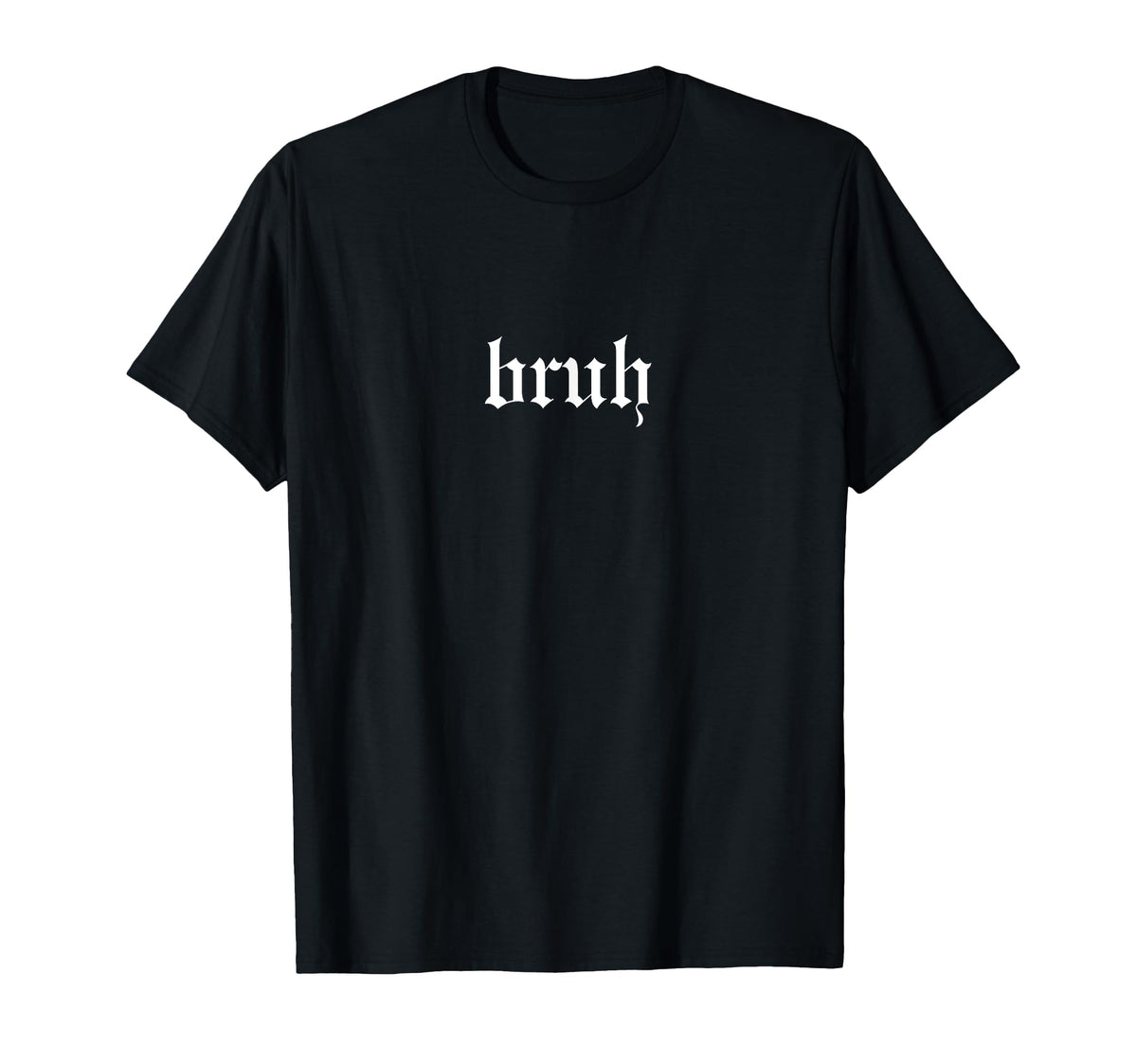 Bruh Old-School Hip-Hop Graphic T-Shirt