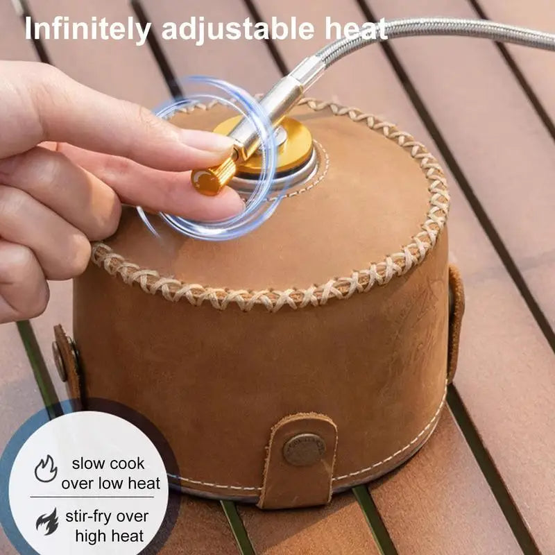 7-Core Camping Gas Stove with Carry Bag