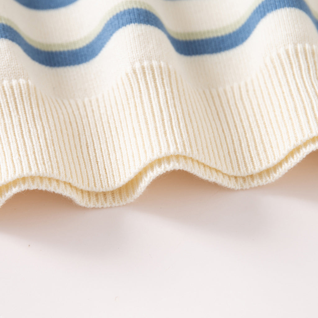 Kids’ Striped Turtleneck Sweater