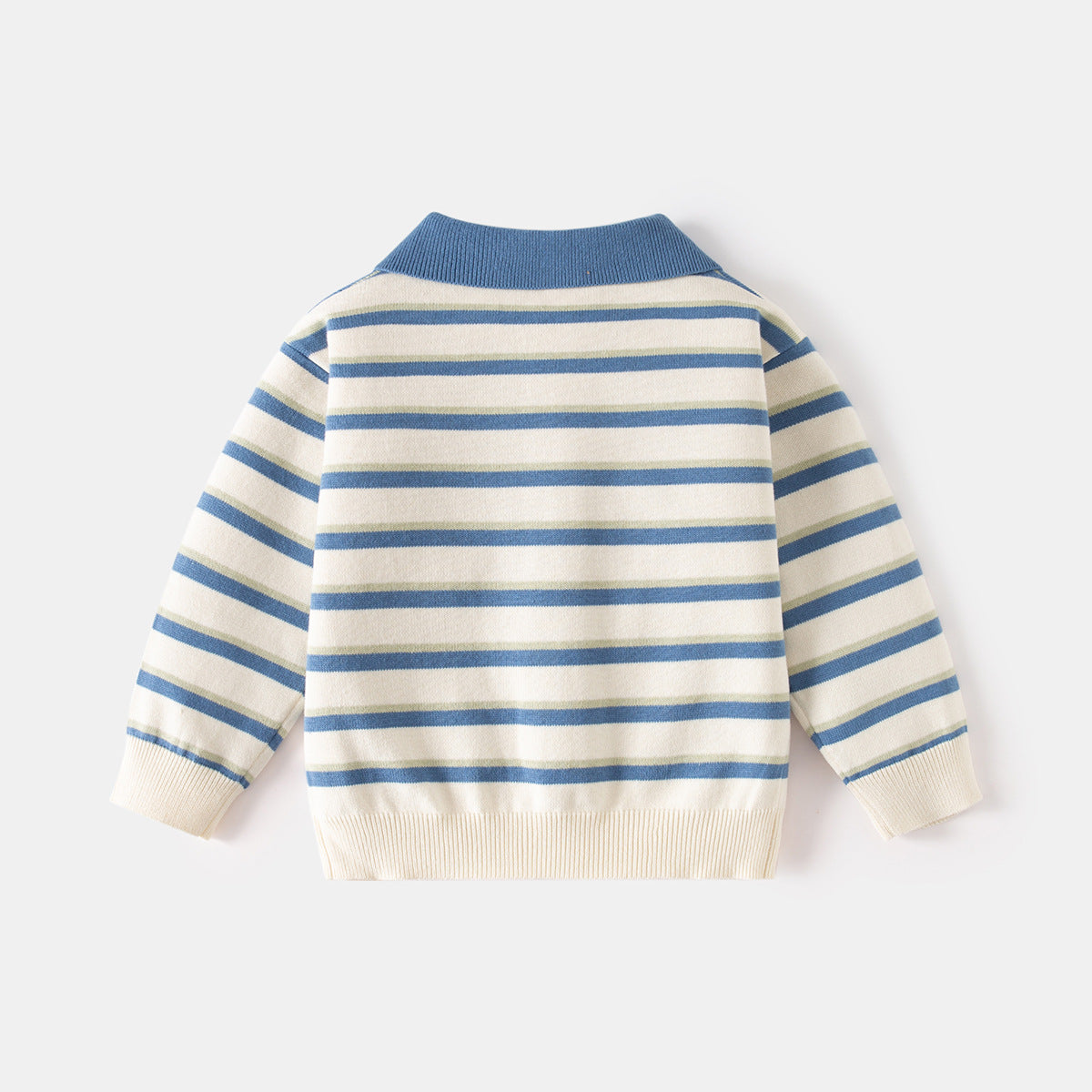 Kids’ Striped Turtleneck Sweater