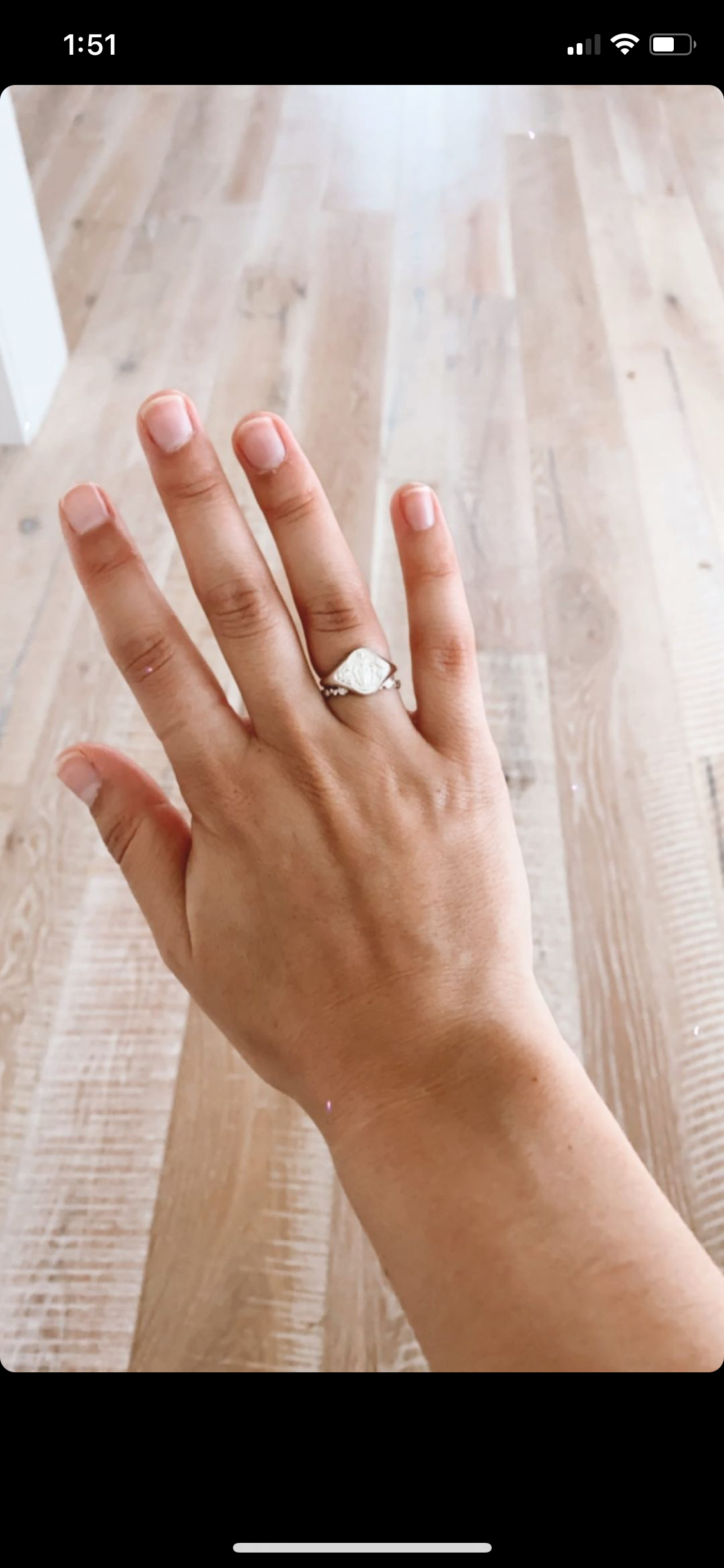 925 Sterling Silver Miraculous Medal Signet Ring