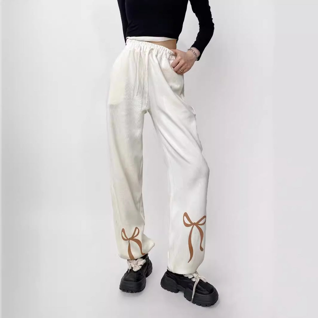 Bow-Print Leggings