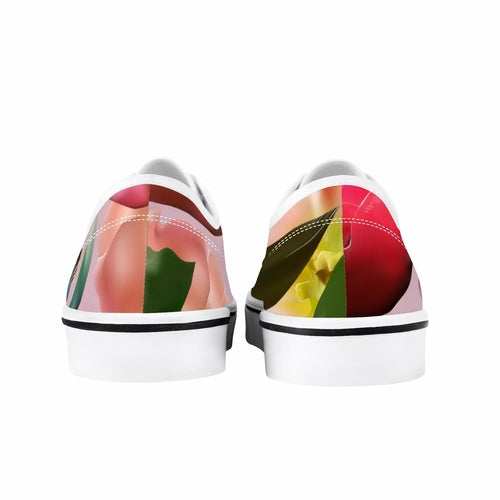 Jacki Easlick Floral Garden Canvas Skate Sneakers
