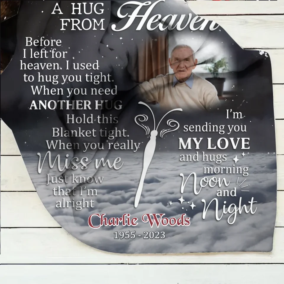Personalized Memorial Photo Fleece Blanket or Quilt