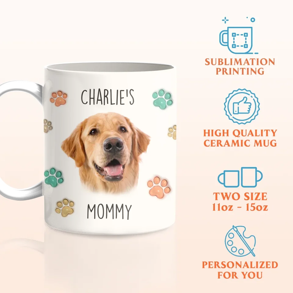 Personalized Dog Mom Photo Mug – Best Dog Mom Ever