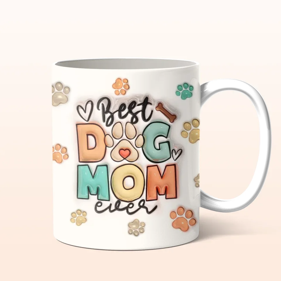 Personalized Dog Mom Photo Mug – Best Dog Mom Ever