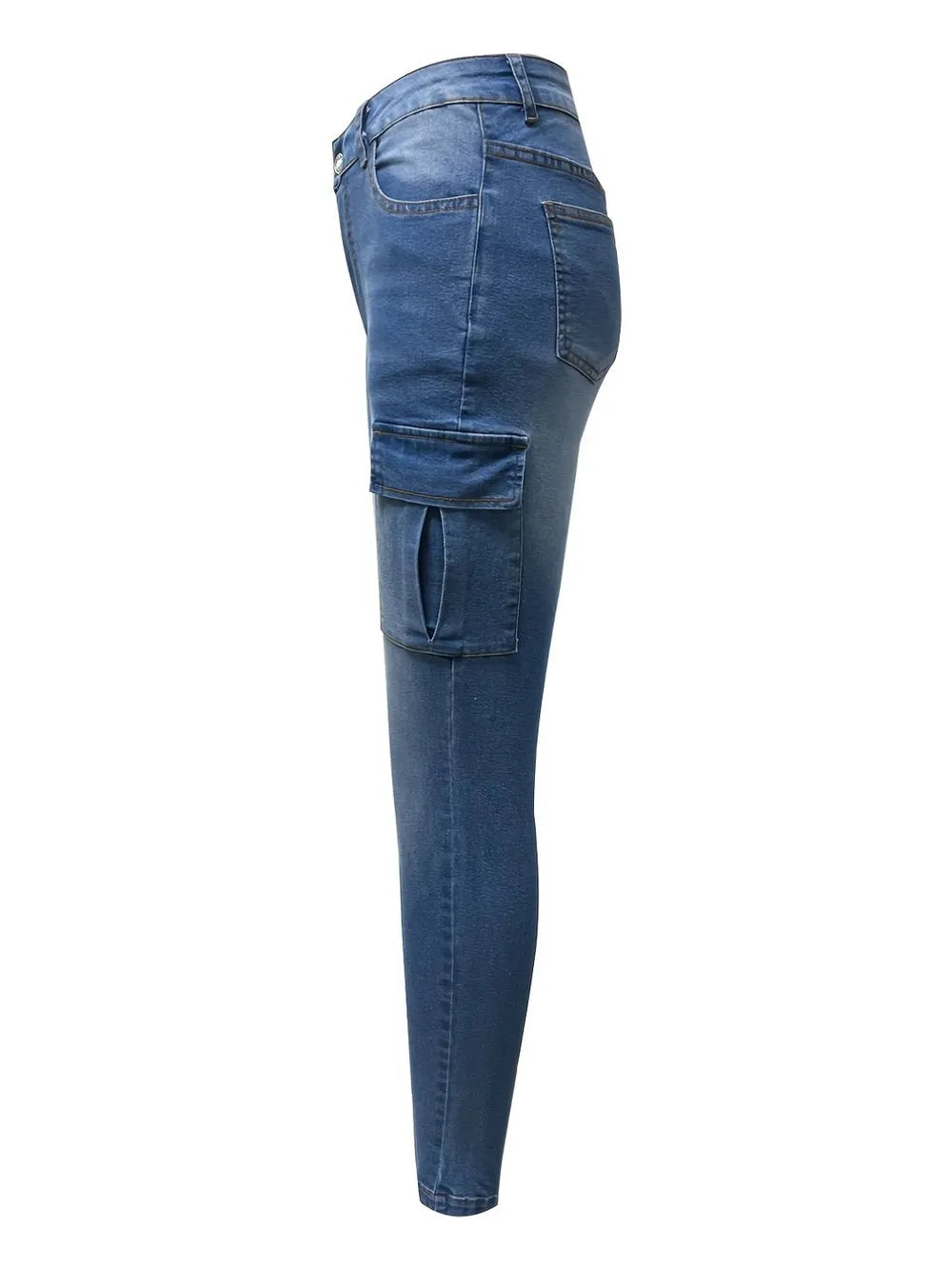 Stretch Skinny Jeans with Pockets