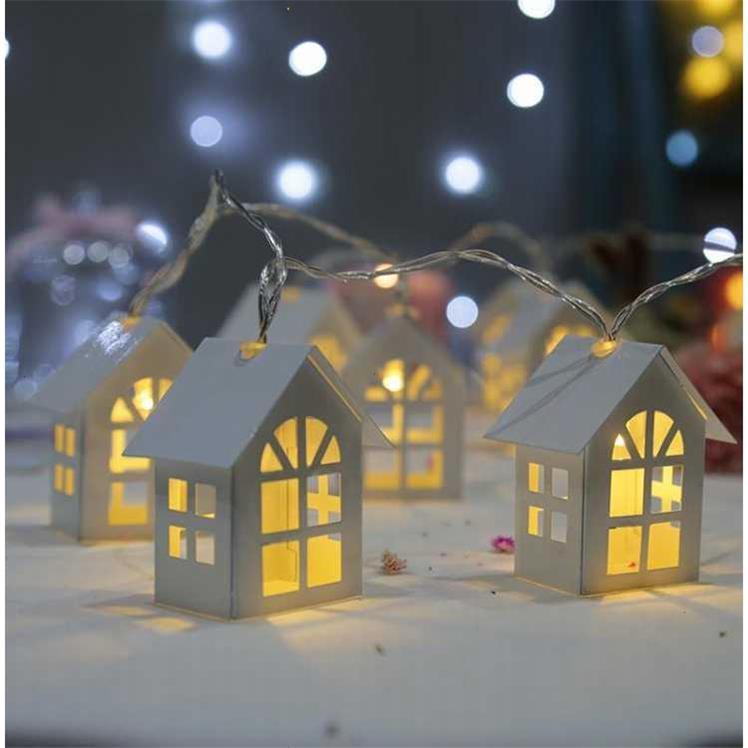 Mini Christmas House LED String Lights – 2 m