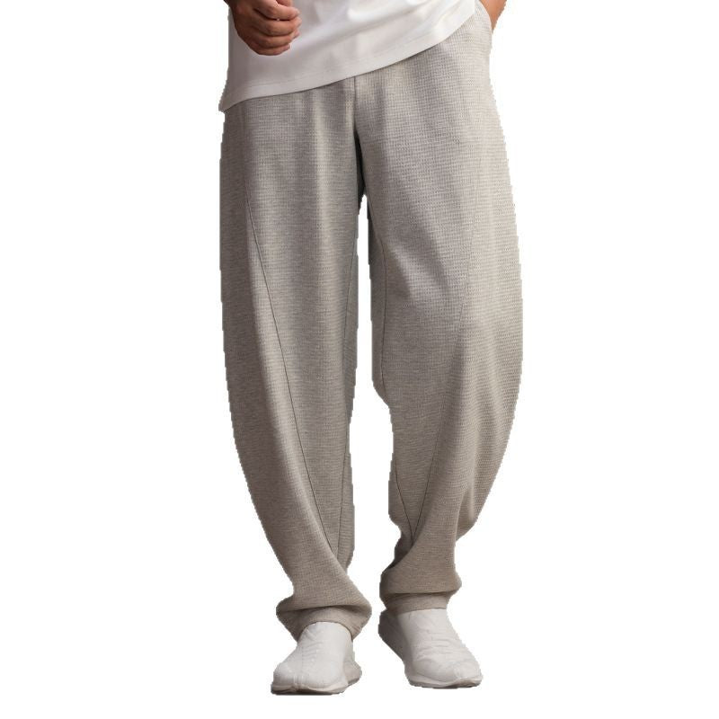 Women's Plus Size Wide-Leg Waffle-Knit Pants