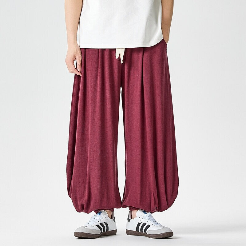 Men's Plus Size Lantern Harem Pants