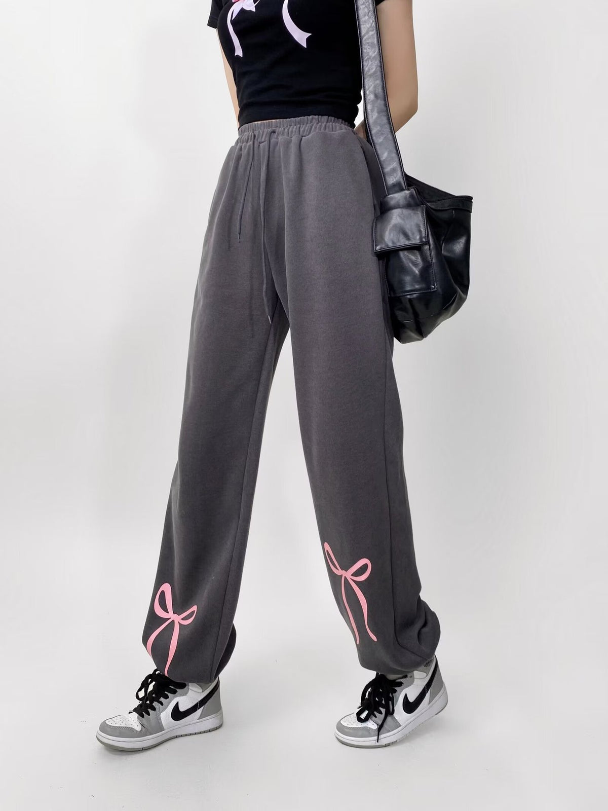 Bow-Print Leggings
