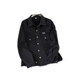 Women's Plus Size Loose-Fit Black Denim Jacket