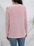 Women's Half-Button Raglan-Sleeve Blouse