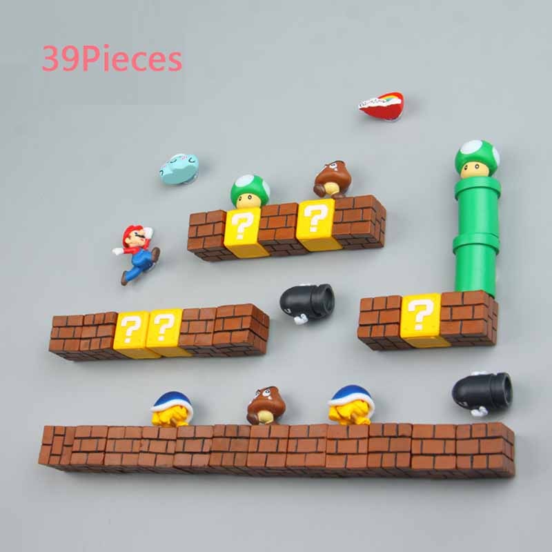 Super Mario Resin Fridge Magnets