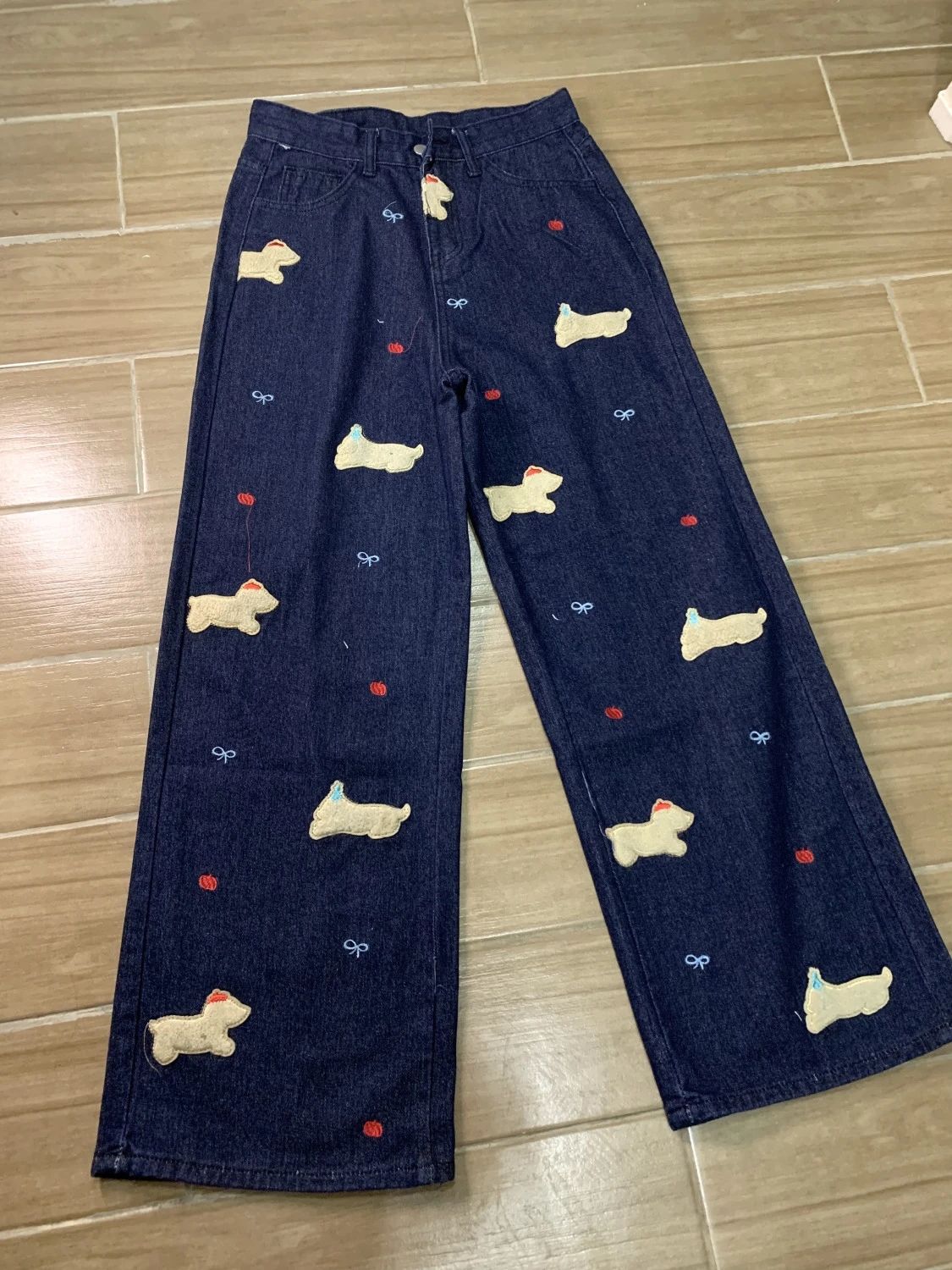 Women's Plus Size Wide-Leg Straight-Leg Jeans
