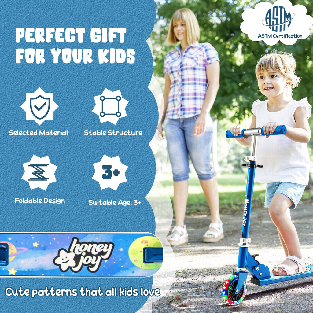 Adjustable Folding Kick Scooter for Kids