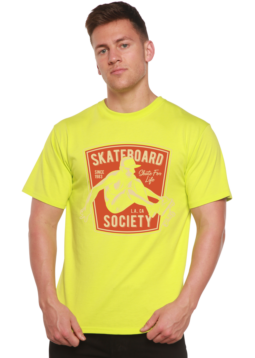 Men's Skateboard Society Bamboo-Blend T-Shirt