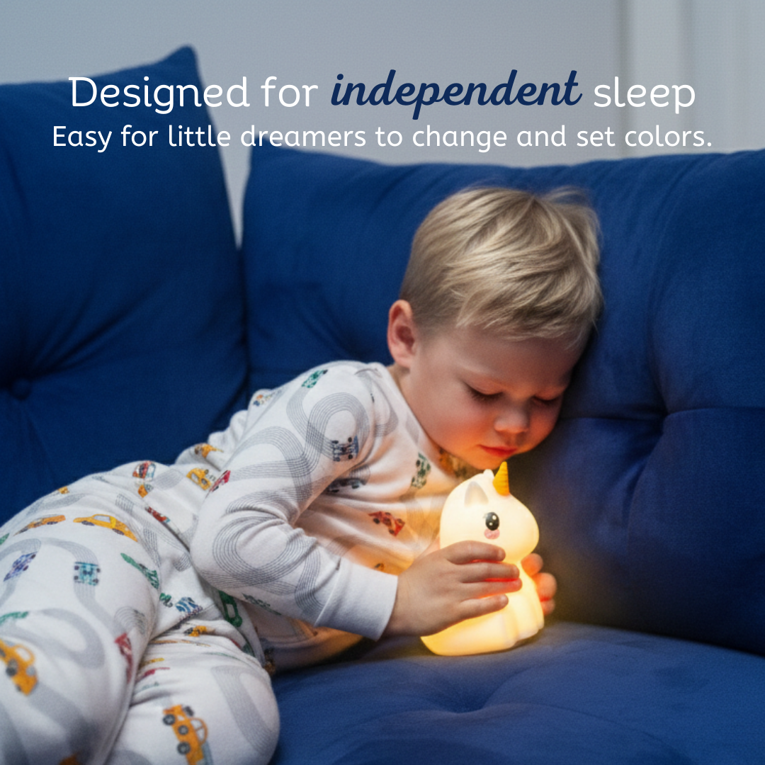 LumiPets Unicorn Soft Silicone Night Light