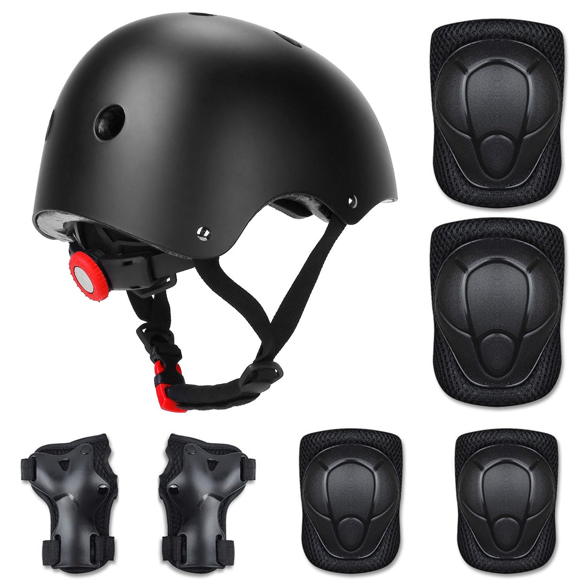 GBruno Kids’ Helmet & Safety Gear Set, 7 Pieces