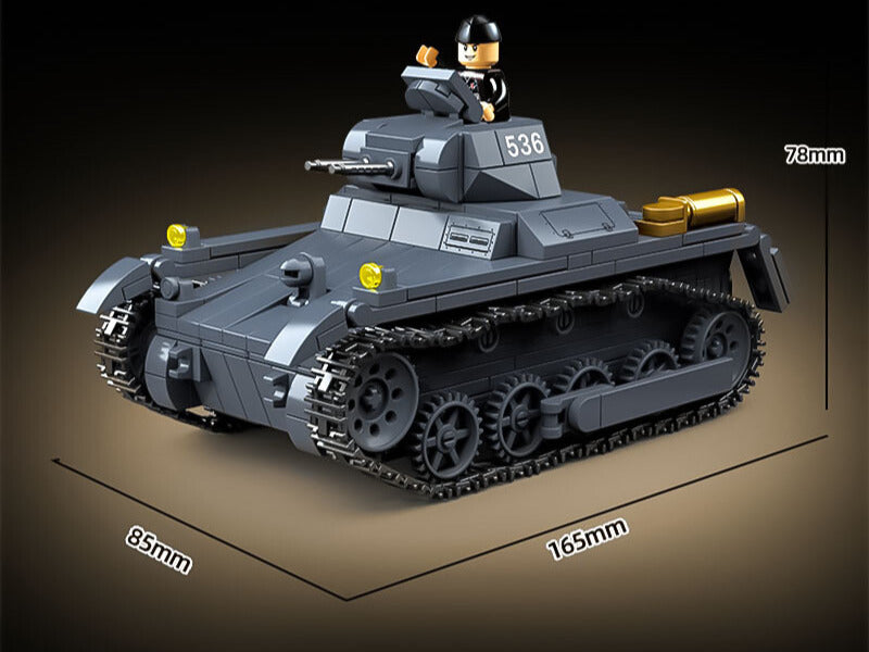 Mil-Blox WWII German Panzer I Tank Building Set