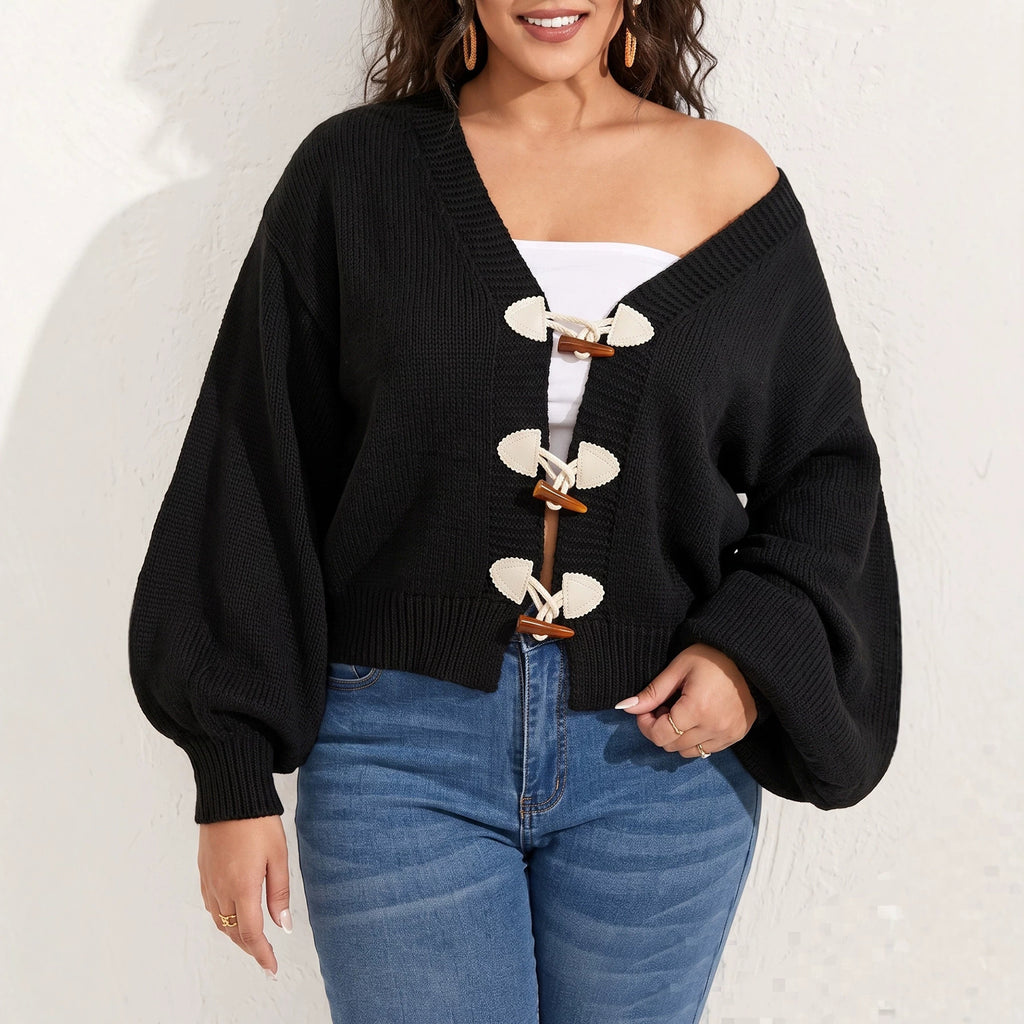 Women's Plus Size Knit Cardigan