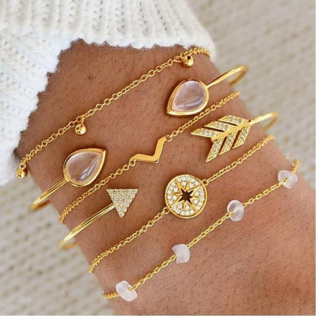 Multi-Piece Gold-Tone Jewelry Gift Set