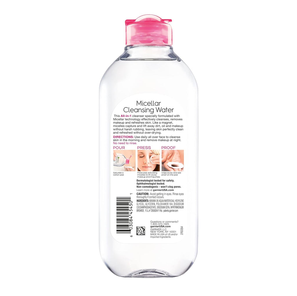 Garnier All-in-1 Micellar Cleansing Water, 3.4 fl oz