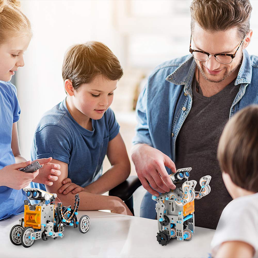 12-in-1 Solar STEM Robot Building Kit – Ages 8–13
