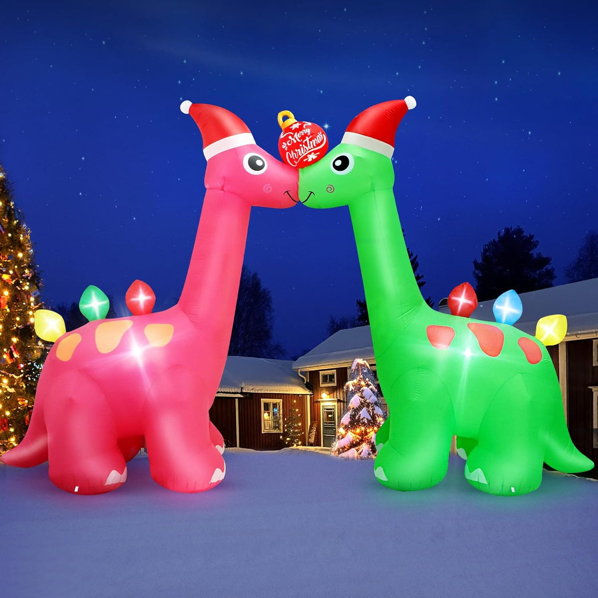 7 ft Christmas Inflatables Giant Snowman Outdoor Decorations