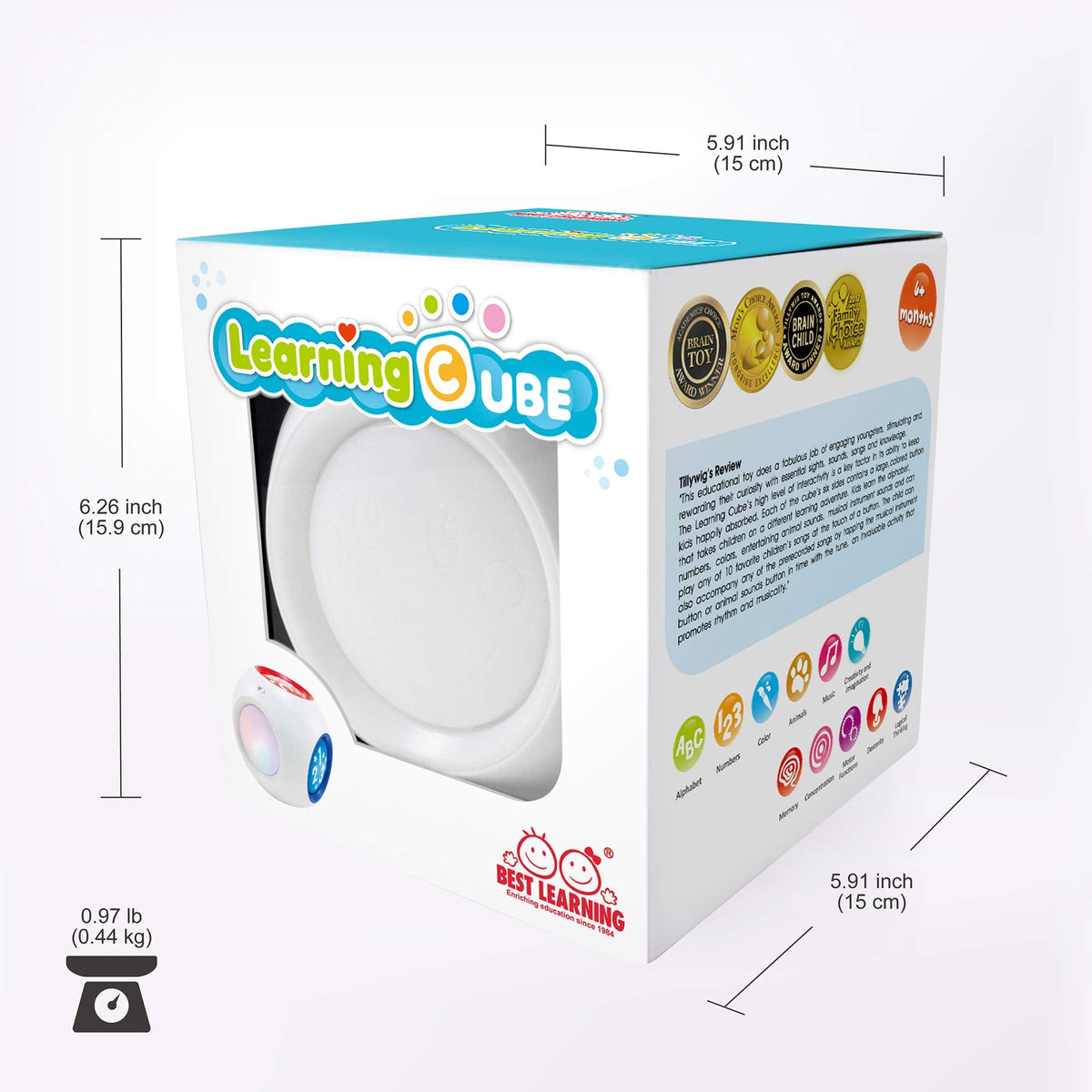 Interactive 3D Learning Cube – Toddler Educational Toy