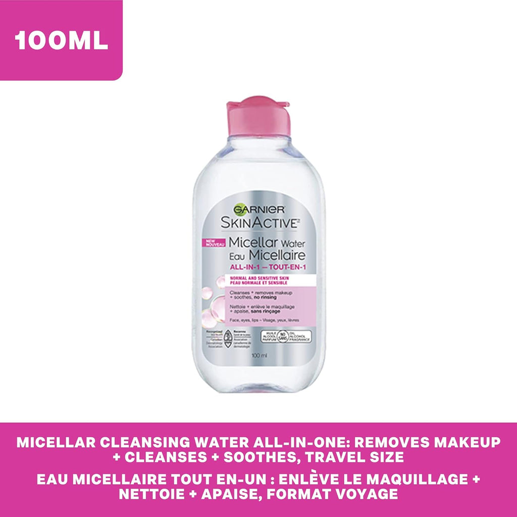 Garnier All-in-1 Micellar Cleansing Water, 3.4 fl oz