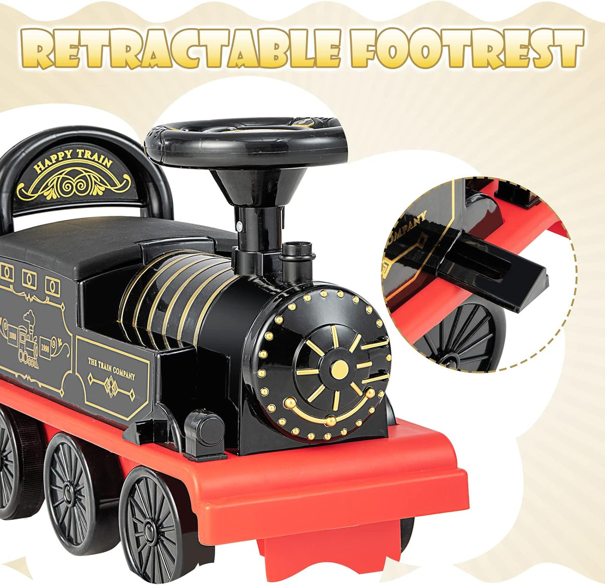 Rollplay Steam Ride-On Train