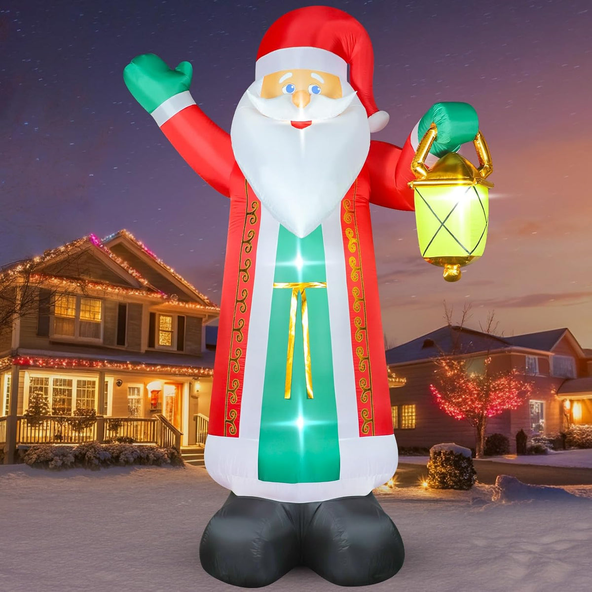 7 ft Christmas Inflatables Giant Snowman Outdoor Decorations