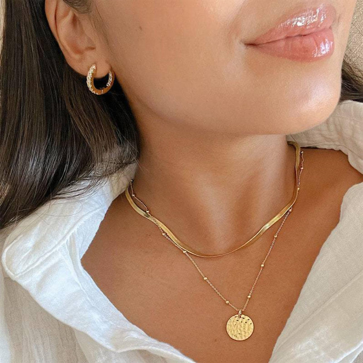 Multi-Piece Gold-Tone Jewelry Gift Set