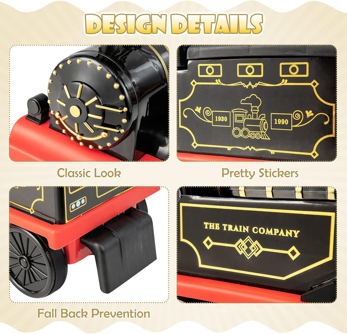 Rollplay Steam Ride-On Train